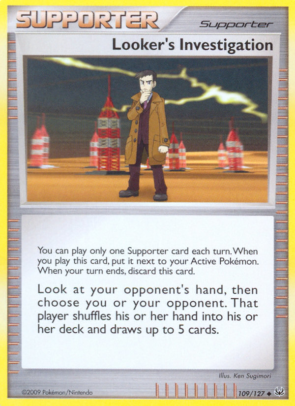 Platinum Looker's Investigation #109/127